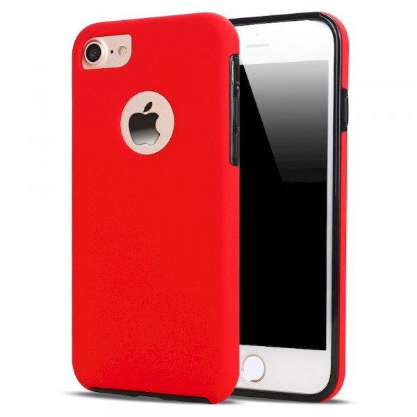 Wholesale iPhone 7 360 Slim Full Protection Case (Red)